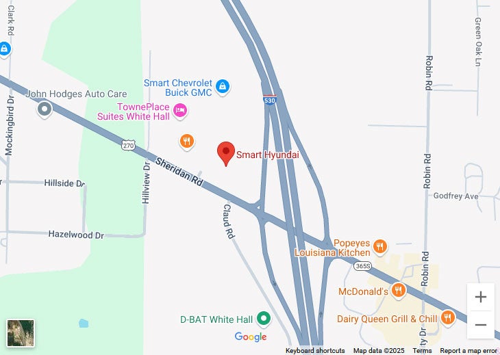 Smart Hyundai in White Hall AR map